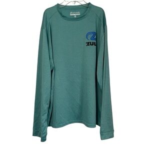 Surf Mentality size XXL men’s aqua color long sleeve